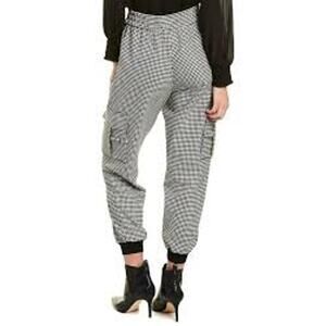 ALICE + OLIVIA Dede Houndstooth Cargo Jogger Pant (no size tag) small s